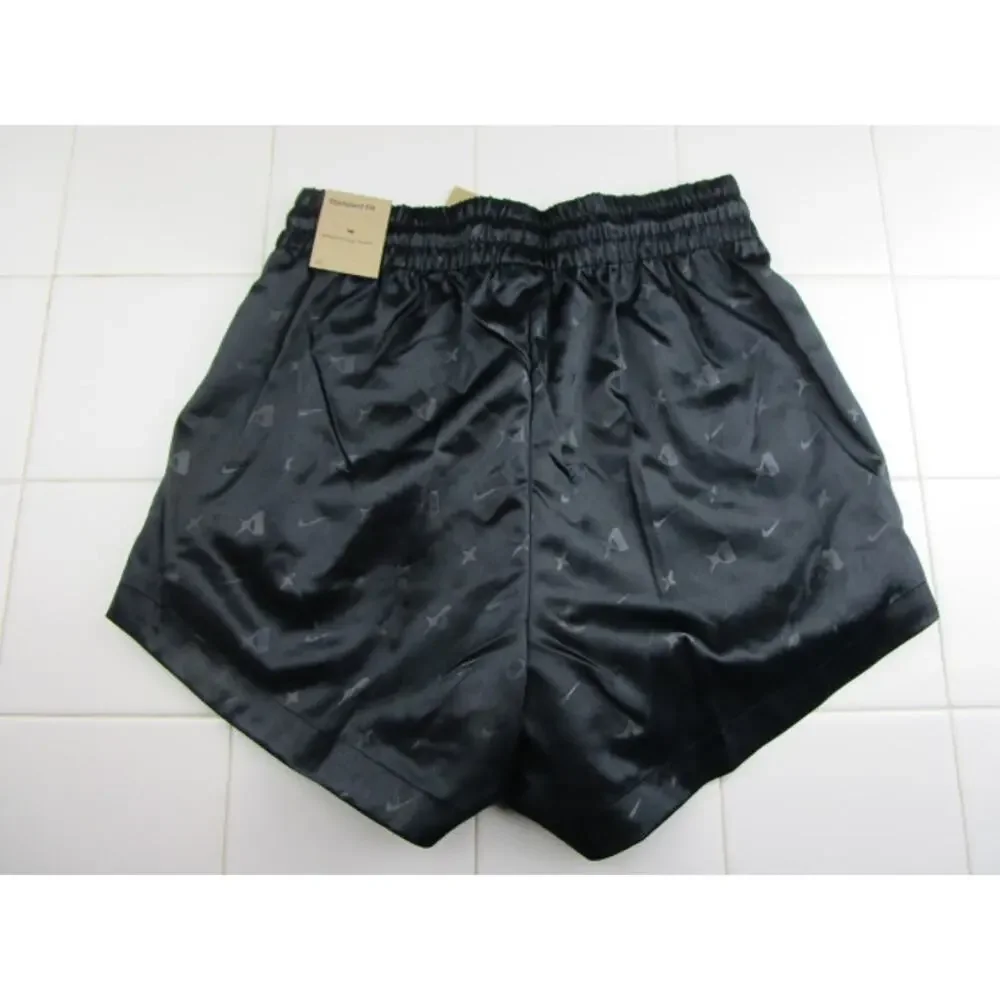 Nike Aja Wilson Signature Satin Basketball Shorts Black Women's Small HM7710-010